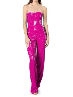 open lace back dress Rent Dress The Population Tiffany Lilac Jumpsuit